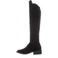 Material Girl Women's Darcell Round Toe Over Knee Riding Boots Black Size 9.5M
