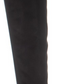 Material Girl Women's Darcell Round Toe Over Knee Riding Boots Black Size 9.5M