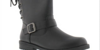 Diamond Girl Little & Big Girl's Janice Lacey Boots Black Size 5 M