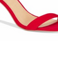 Material Girl Women's Blaire Two-Piece Dress Sandals Shoes Red Size 7.5 W