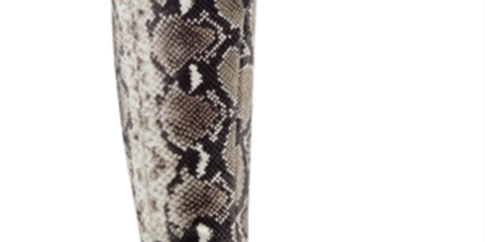 INC International Concepts Women's Sukep Pointed Toe Pull on Knee High Boots Brown Size 9.5M