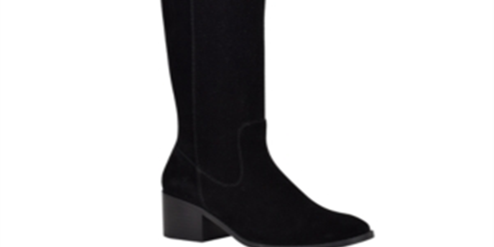 Marc Fisher Women's Rela Riding Boots Black Size 9.5 W