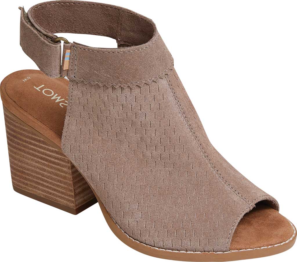 TOMS Women's Grenda Wedged SandalsBrown  Size 5.5 M