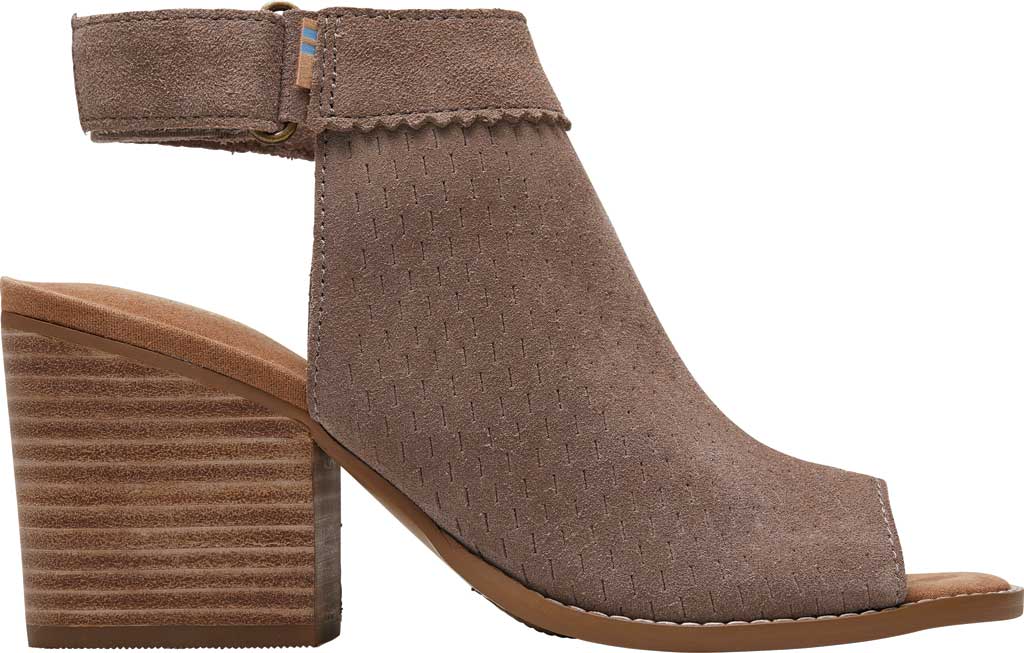 TOMS Women's Grenda Wedged SandalsBrown  Size 5.5 M