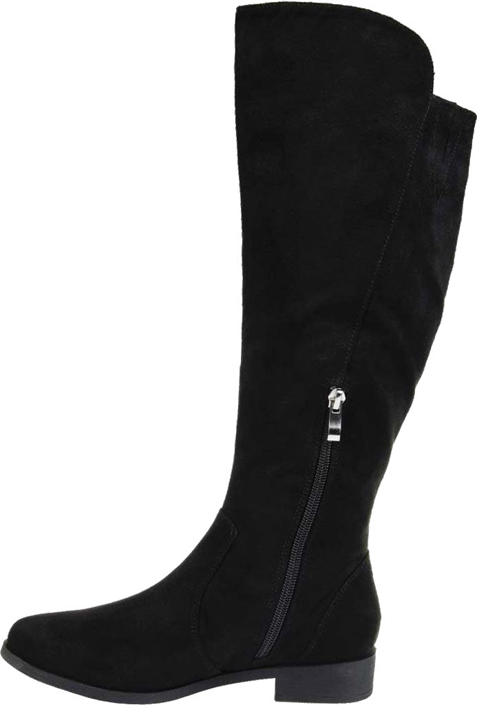 Journee Collection Women's Kerin Wide Calf Boot Black Size 7
