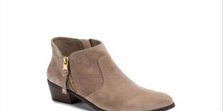 Baretraps Women's Uriel Suede Ankle Booties Brown 10 M