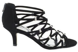 Easy Street Women's Nightingale Sandal Black Size 12 M