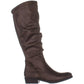 Baretraps Women's Yulissa Almond Toe Knee High Fashion Boots Brown Size 6.5 M