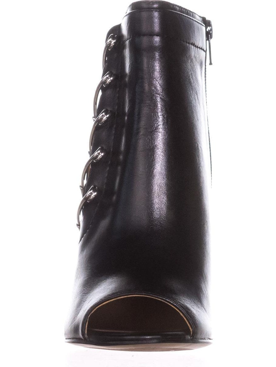 Katy Perry Women's the Unity Peep Toe Booties Black Size 5.5 M