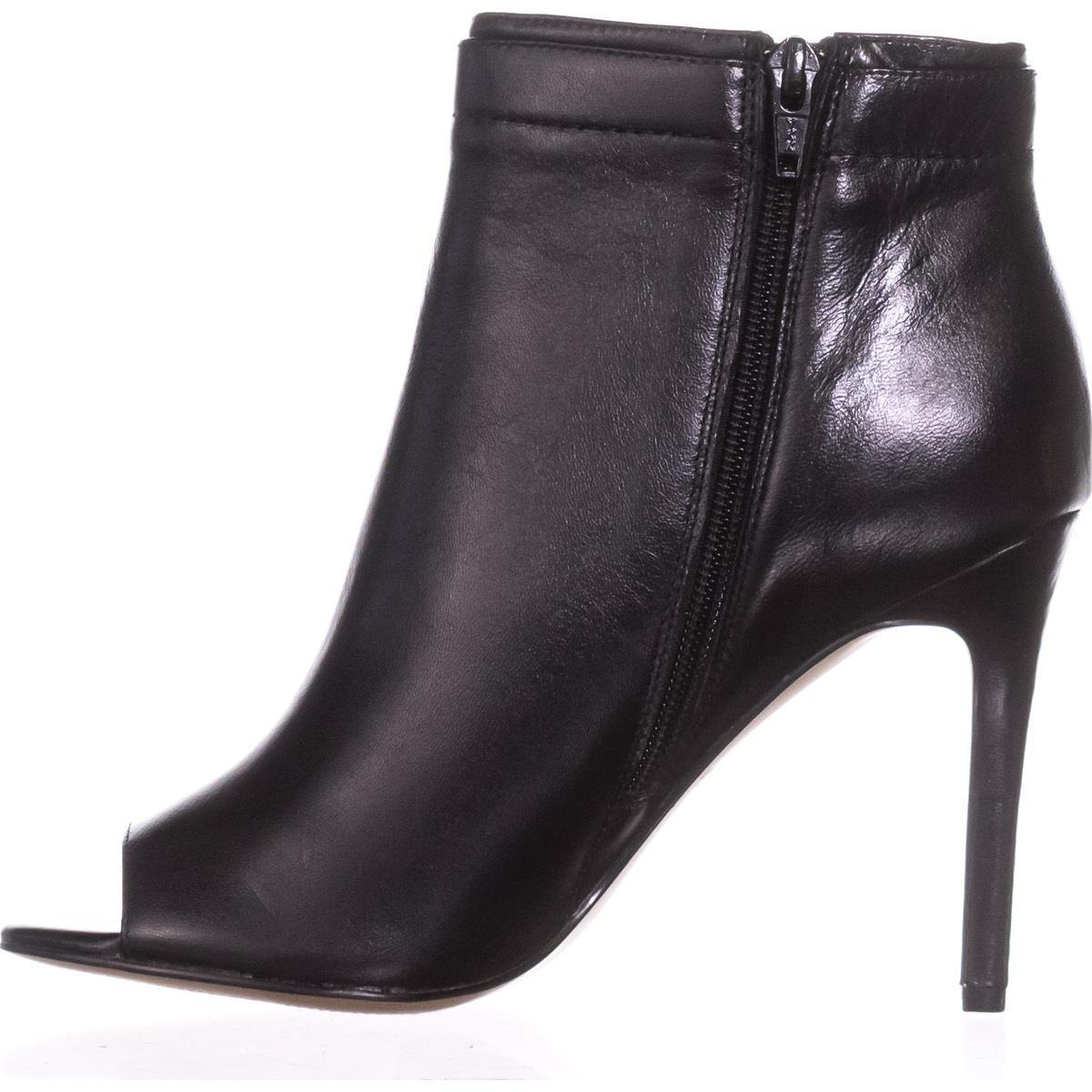 Katy Perry Women's the Unity Peep Toe Booties Black Size 5.5 M