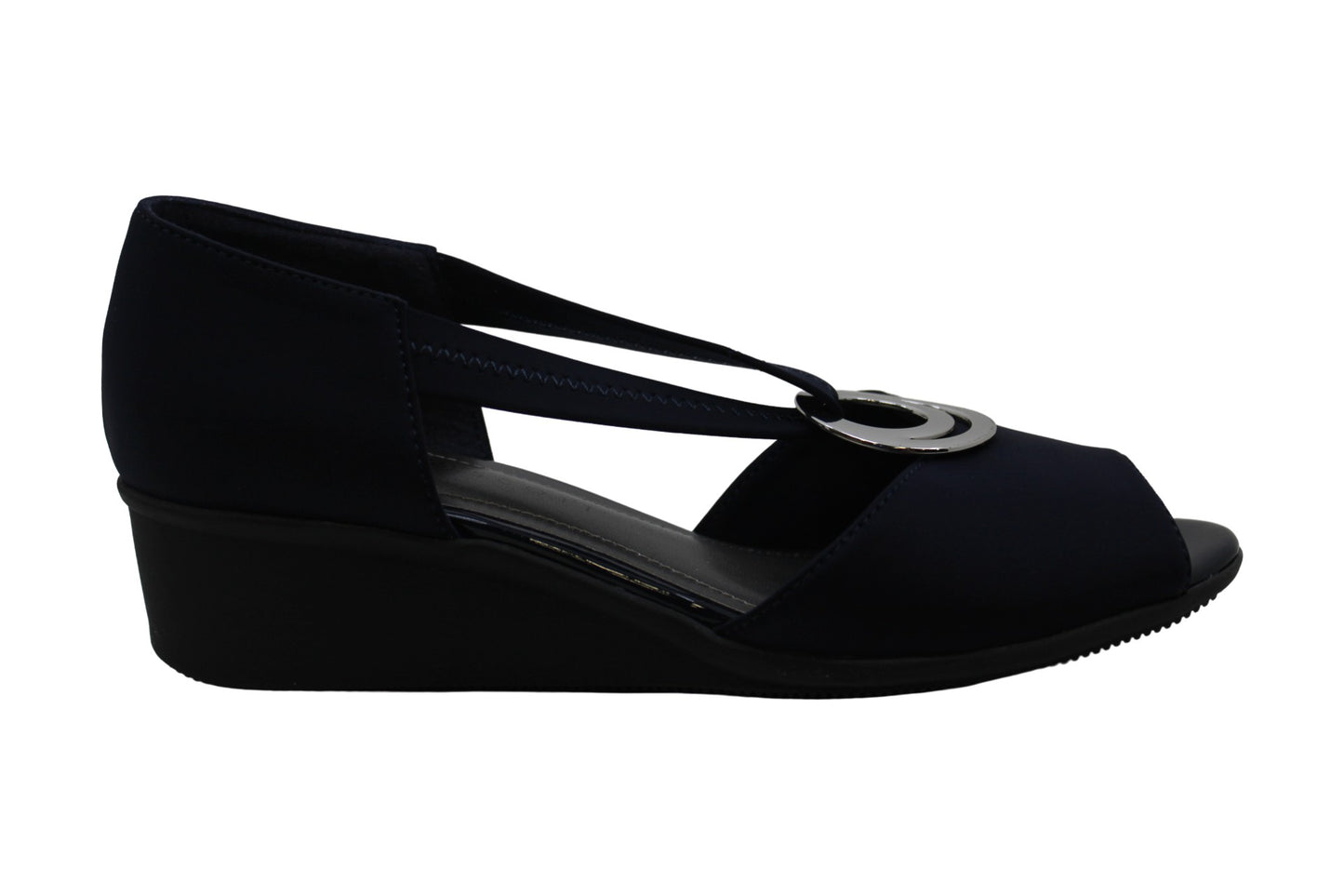 Karen Scott Women's Yolandah Open Toe Casual Platform Sandals Blue Size 7.5 M