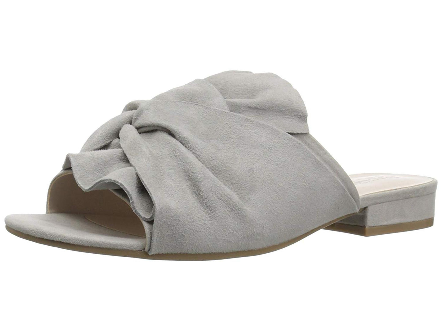 Kenneth Cole Reaction Women's Vanya Suede Slide Sandals Gray Size 11 M