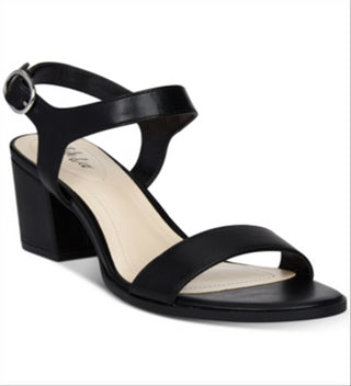 Style & Co Women's Mollee Open Toe Casual Ankle Strap Sandals -Black Size 7.5 M