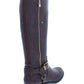 Guess Women's Harson Faux Leather Over the Knee Boots Dark Brown Size 6.5 M