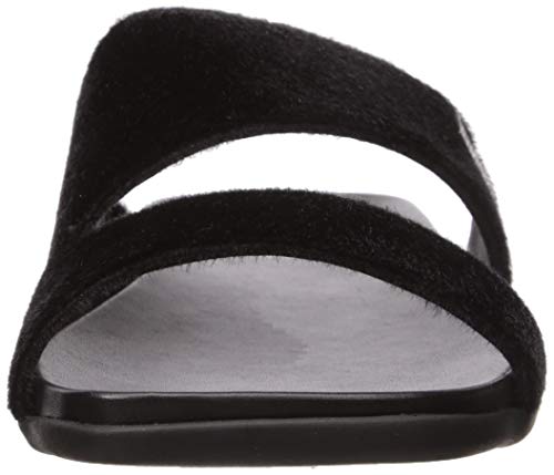 Kenneth Cole Reaction Women's Cutout Flat Sandals Shoes Black Size 8.5 M