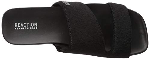 Kenneth Cole Reaction Women's Cutout Flat Sandals Shoes Black Size 8.5 M