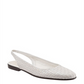 Trotters Lucy Sling Back Flats White Size 6.5 W