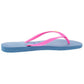 Havaianas Women's Logo Pop up Flip Flop Blue Size 6.5