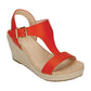 Kenneth Cole Reaction Women's Card Wedges Orange Size 11M