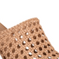 INC International Concepts Women's Celestia Faux Leather Pointed Toe Mules Shoes Brown Size 9.5 M
