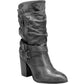 Carlos By Carlo Santana Women's Paisley Fashion Boot Black Size 7 M