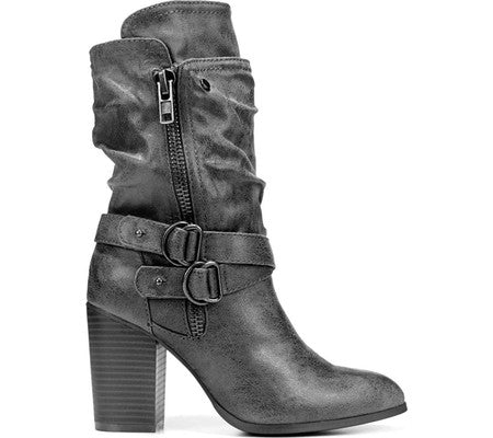Carlos By Carlo Santana Women's Paisley Fashion Boot Black Size 7 M
