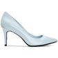 Calvin Klein Womens Gayle Pointed Toe Classic Pumps -Blue Size -8 M