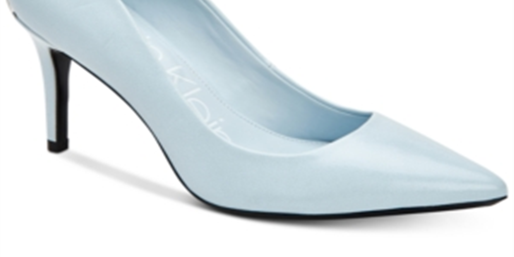 Calvin Klein Womens Gayle Pointed Toe Classic Pumps -Blue Size -8 M