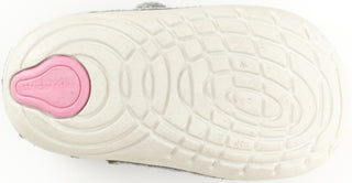 Stride Rite Girl's Mary Janes Floral Tonia T-Strap Shoe Silver Size 3 W