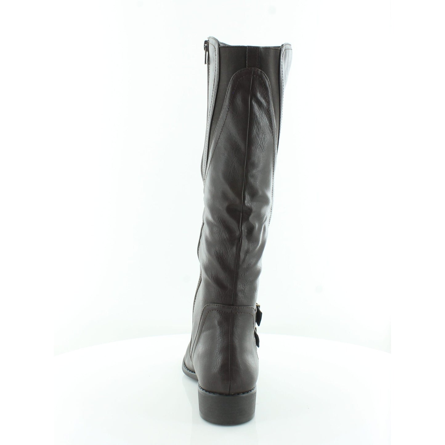 Style & Co Women's Milah Almond Toe Knee High Riding Boots Brown Size 7.5M-WC