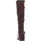 Baretraps Women's Yanessa Knee High Boots Brush Brown Size 7.5 M