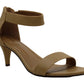 Style & Co Women's Paycee Open Toe Casual Ankle Strap Sandals Beige Size -10.5M