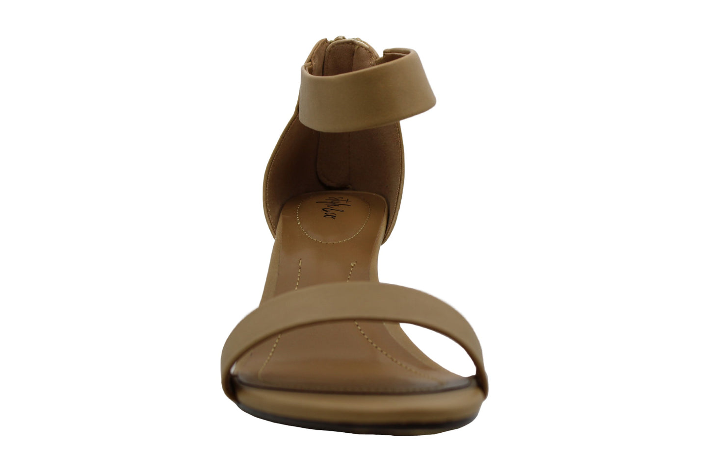 Style & Co Women's Paycee Open Toe Casual Ankle Strap Sandals Beige Size -10.5M