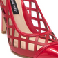 Nine West Tatum8 Pointed Toe Cut Out Pumps Red Size Medium