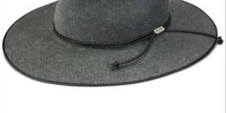 Stetson Men's Wide-Brim Hat Gray Size Medium