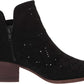 Carlos By Carlos Santana Women's Shoes Victory Fabric Pointed Toe Ankle Fashion Boots Black Size 5 M