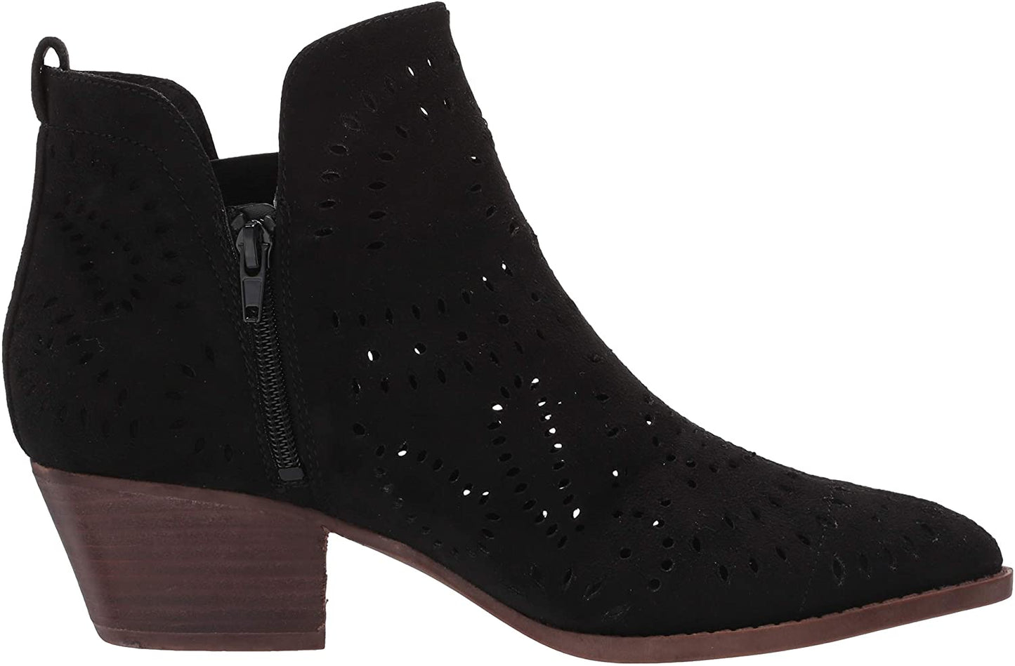 Carlos By Carlos Santana Women's Shoes Victory Fabric Pointed Toe Ankle Fashion Boots Black Size 5 M