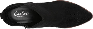 Carlos By Carlos Santana Women's Shoes Victory Fabric Pointed Toe Ankle Fashion Boots Black Size 5 M
