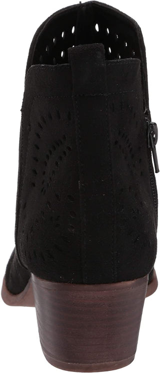 Carlos By Carlos Santana Women's Shoes Victory Fabric Pointed Toe Ankle Fashion Boots Black Size 5 M