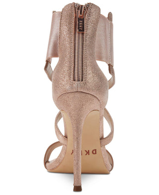 DKNY Women's Lil Studs Open Toe Ankle Strap Classic Pumps Pink Size 9.5