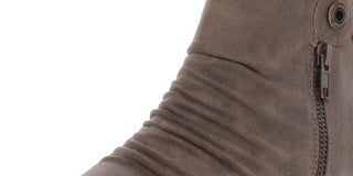 Baretraps Women's Anila Slouchy Grommet Ankle Boots Brown Size 5 M