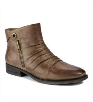 Baretraps Women's Anila Slouchy Grommet Ankle Boots Brown Size 5 M