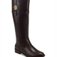 Tommy Hilfiger Women's Imina Faux Leather Knee High Riding Boots Dark Brown Size 5 M