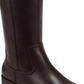 Tommy Hilfiger Women's Imina Faux Leather Knee High Riding Boots Dark Brown Size 5 M