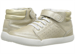Stride Rite Toddler SR Stone High Top Champagne Leather Ivory Size 8 W