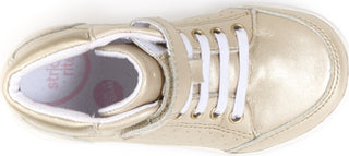 Stride Rite Toddler SR Stone High Top Champagne Leather Ivory Size 8 W
