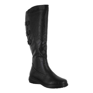 Easy Street Women's Presley Tall Shafted Comfort Boots Black Size 7.5 WW