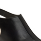 Alfani Women's Jalenne Peep Toe Sling Back Sandals Leather Black Size 10 M