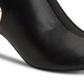 Alfani Women's Jalenne Peep Toe Sling Back Sandals Leather Black Size 10 M