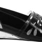 Easy Street Women's Clear Celebrate Slingback Sandal Black Size 10 M